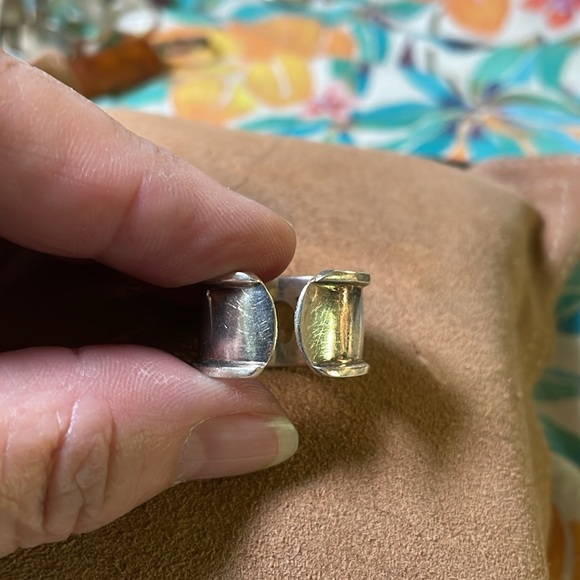 Sterling silver and citrine adjustable ring - Picture 4 of 9